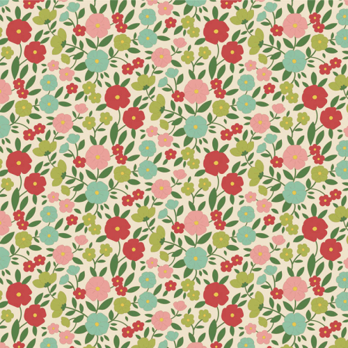 Tilda Patchwork Stoff Baumwolle - Wallflower - Janice Green